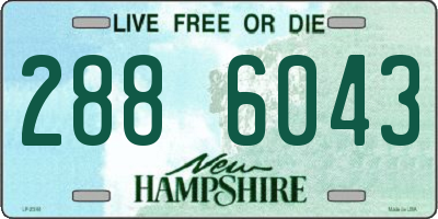NH license plate 2886043