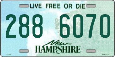 NH license plate 2886070