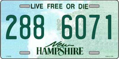 NH license plate 2886071