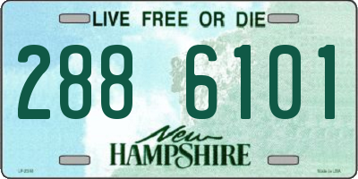 NH license plate 2886101