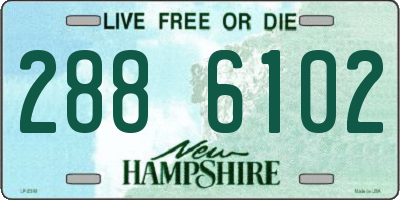 NH license plate 2886102