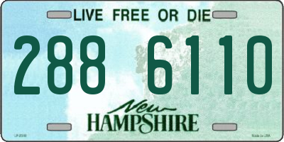 NH license plate 2886110