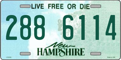 NH license plate 2886114