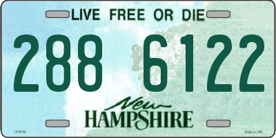 NH license plate 2886122