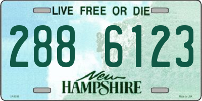 NH license plate 2886123
