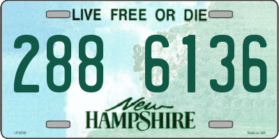NH license plate 2886136