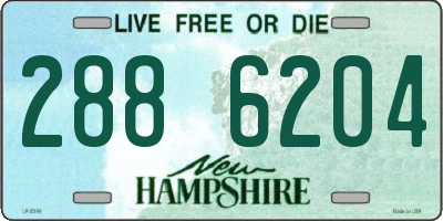 NH license plate 2886204