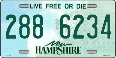 NH license plate 2886234