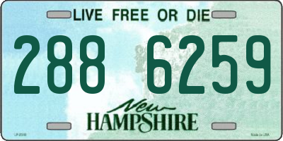 NH license plate 2886259