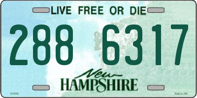NH license plate 2886317