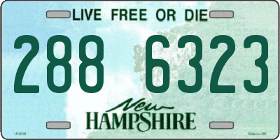 NH license plate 2886323