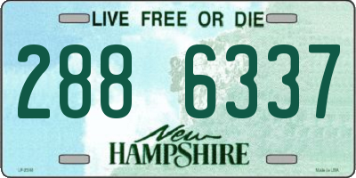 NH license plate 2886337