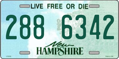 NH license plate 2886342