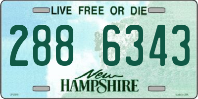 NH license plate 2886343