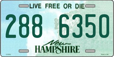 NH license plate 2886350