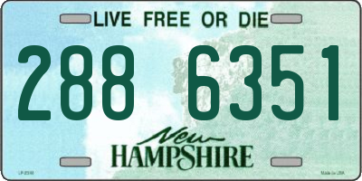 NH license plate 2886351