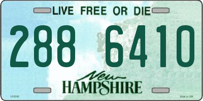 NH license plate 2886410