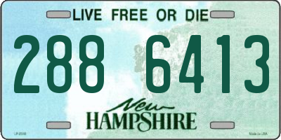NH license plate 2886413