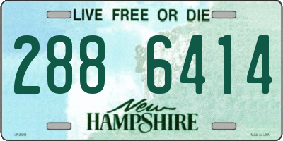 NH license plate 2886414