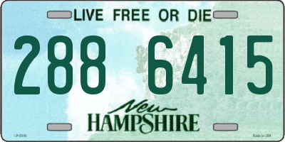 NH license plate 2886415