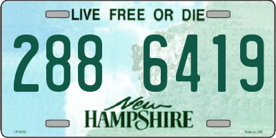 NH license plate 2886419