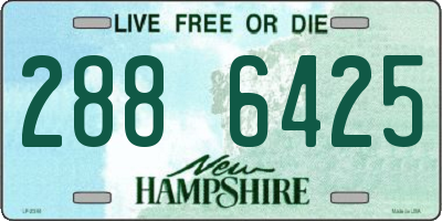 NH license plate 2886425