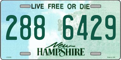 NH license plate 2886429