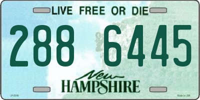 NH license plate 2886445