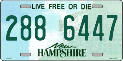NH license plate 2886447