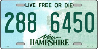 NH license plate 2886450