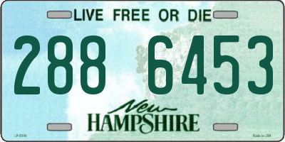 NH license plate 2886453