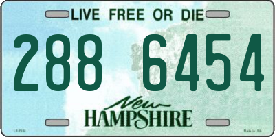 NH license plate 2886454