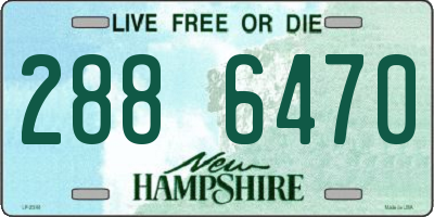 NH license plate 2886470