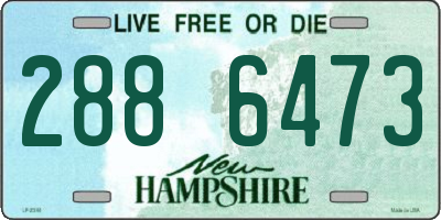 NH license plate 2886473
