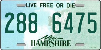 NH license plate 2886475