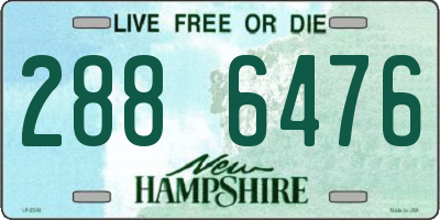 NH license plate 2886476