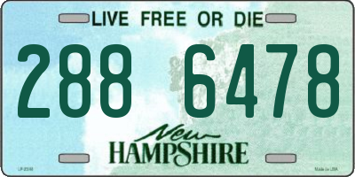 NH license plate 2886478