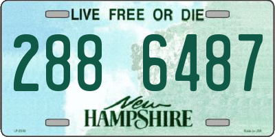 NH license plate 2886487