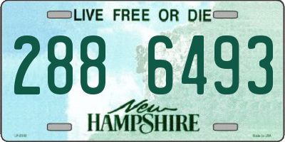 NH license plate 2886493