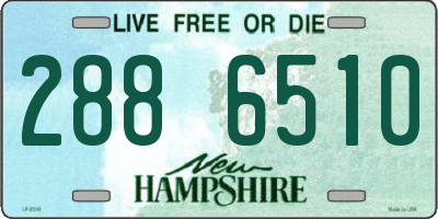 NH license plate 2886510