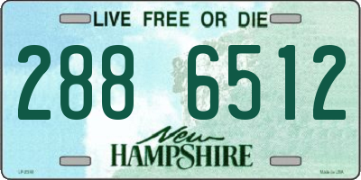 NH license plate 2886512
