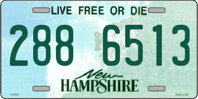 NH license plate 2886513