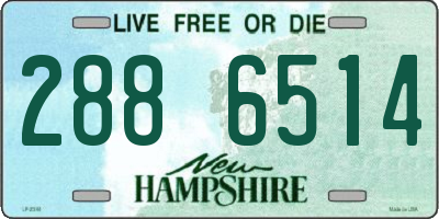 NH license plate 2886514