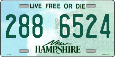 NH license plate 2886524