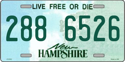 NH license plate 2886526