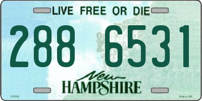 NH license plate 2886531