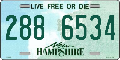 NH license plate 2886534