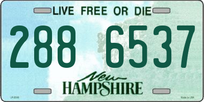 NH license plate 2886537