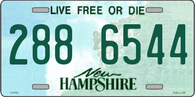 NH license plate 2886544