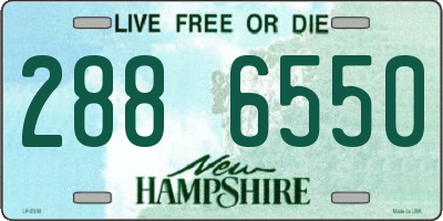 NH license plate 2886550